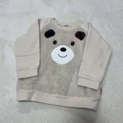 ホットビスケッツ　裏起毛　トレーナー　くま