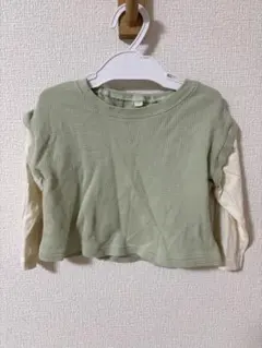 重ね着風長袖Tシャツ