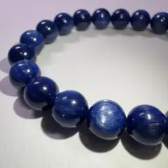 【カイヤナイト】深く澄んだ知性の青 天然石 ブレスレット