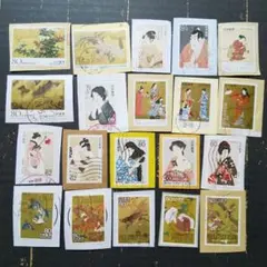 使用済み切手　趣味週間