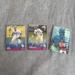 中日ドラゴンズ　森駿太　木下拓哉　柳裕也　箔サイン