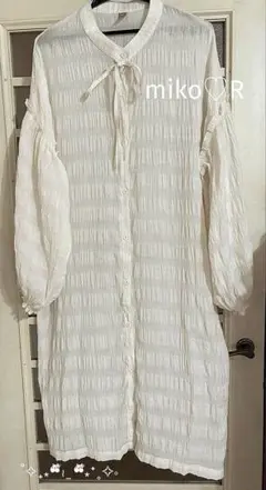 ロングカーディガン　ロングワンピース 羽織り