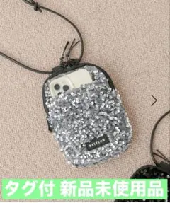 新品未使用タグ付【BAYFLOW】多機能スパンコールミニショルダーバッグ