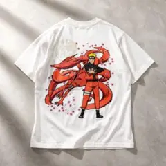 ナルト 朧 Ｔシャツ　OBORO　NARUTO 九尾 和柄　 L　コラボＴシャツ