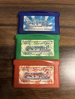 ポケットモンスター ルビー サファイア リーフグリーン 3本セット