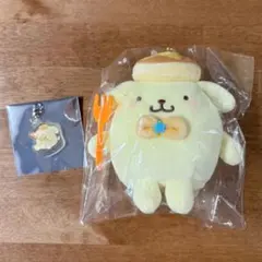 ポムポムプリンハッピーシェアパンケーキ　むにゅぐるみ マスコット