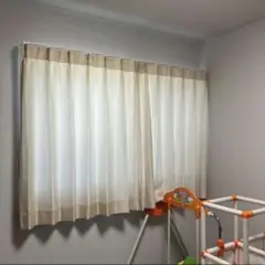 【未使用に近い】suminoe カーテン ゴールド・ベージュ系　送料込　匿名配送