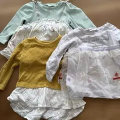 女の子用ロンT 80サイズ3枚セット