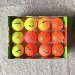 ゴルフボール 12球セット カラーボール