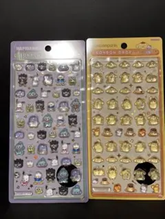 正規品　はぴだんぶい　ポムポムプリン　ボンボンドロップシールミニセット