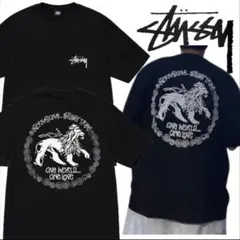 Stussy ラスタライオン T-Shirt Brack