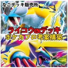 ポケカプロ考案 ライコウexデッキ ポケカ構築済みデッキのサムネイル