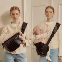 MIKASTUDIOミカスタジオ抱っこひも×ショルダーバッグハグスリングバッグ