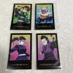 鬼滅の刃　ステッカーセット 竈門炭治郎　嘴平伊之助　栗花落カナヲ 不死川玄弥