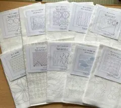 ホビーラホビーレ　刺し子布10枚④