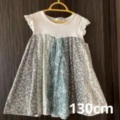 COMME CA FILLE 小花柄プリント チュニック 130