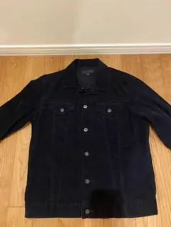 ダークブルー デニムジャケット　ユニクロ