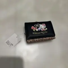 HELLO KITTY キティ　レオパード柄 三つ折り財布　ギャル　新品