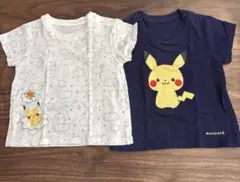 ピカチュウ Tシャツ 2枚セット 80センチ 保育園着 ユニクロ