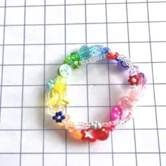 ビーズブレスレット　グラデ