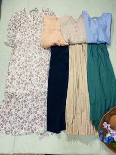 M64☆大人かわいいカジュアルスタイル M・Fサイズ 7点セット