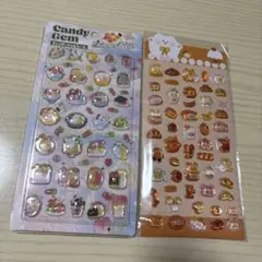 キャンディジェムシール ぷくぷくシール 2枚セット