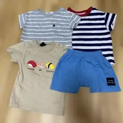 Tシャツ　短パン　まとめ売り　保育園　80