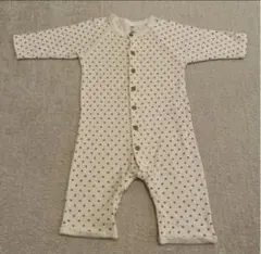 プチバトー　長袖ロンパース　74cm(12m)