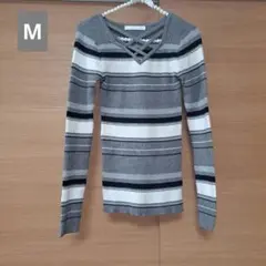 ★古着★　RUDE GARRET ストライプニット 長袖