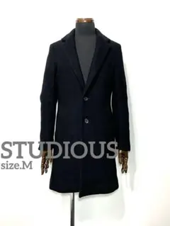 新品未使用⭐︎STUDIOUS ブラック チェスターコート 2025年最新】STUDIOUS メンズ チェスターコートの人気アイテム - メルカリ