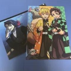 鬼滅の刃 無限列車編 クリアファイル 2枚セット 雑誌イラストシリーズ