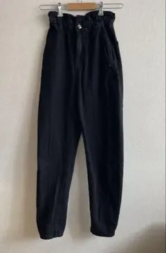 ZARA ブラックデニム ハイウエスト 32