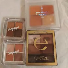 DollyAngel & excel アイシャドウパレット セット　4個セット