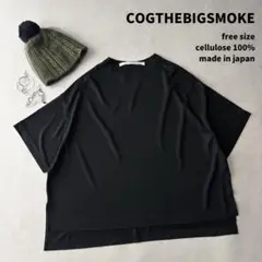 未使用 現行品 コグザビッグスモーク DELTAT-SHIRT ブラック 日本製
