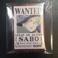 ONE PIECE ワンピース サボ 手配書 スクエア缶バッジ