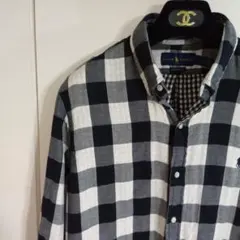 POLO RALPH LAUREN　ダブルフェイス　チェックシャツ　L