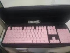 カスタム品　logi G610　英語配列　ORION RED　ピンク　ケース付きのサムネイル