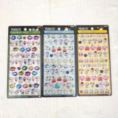 スヌーピー ボンボンドロップシール mini 3点セット サンスター文具