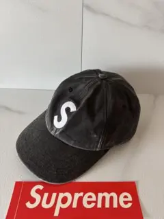 supreme sロゴ キャップ