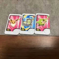 ポケモンメザスタ イーブイ ガラルマッギョ ハリボーグ 3枚セット