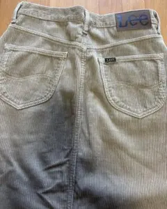 Lee ベージュ コーデュロイ ロングスカートS LL2625