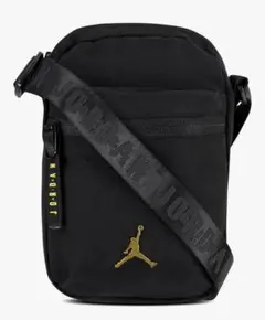 新品★未使用・NIKE/Jordan ショルダーバッグ ブラック×ゴールド