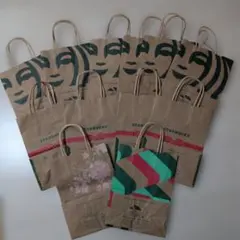 【スタバ】紙袋 12枚セット