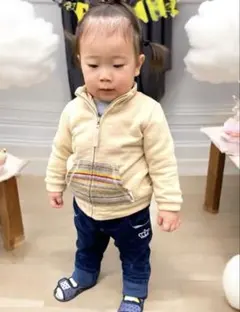 GREEN LABEL ジャケット 前ファスナー 85サイズ