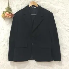 ★ザラ★レギュラー テーラード ジャケット 【XS】 シングル レーヨン混 紺