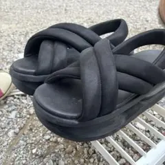 NIKE サンダル ブラック 厚底