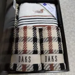 DAKS フェイスタオル 2枚 ウォッシュタオル 1枚
