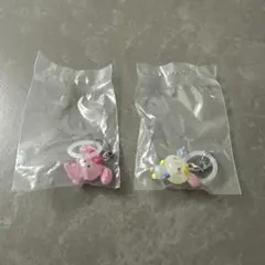 サンリオキャラクターズ　ゆるっとめじるしアクセサリー　ウサハナ　ぼんぼんりぼん