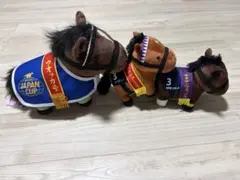 競走馬 ぬいぐるみ 3体セット