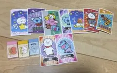 BTS BT21 消しゴム・ステッカー セット